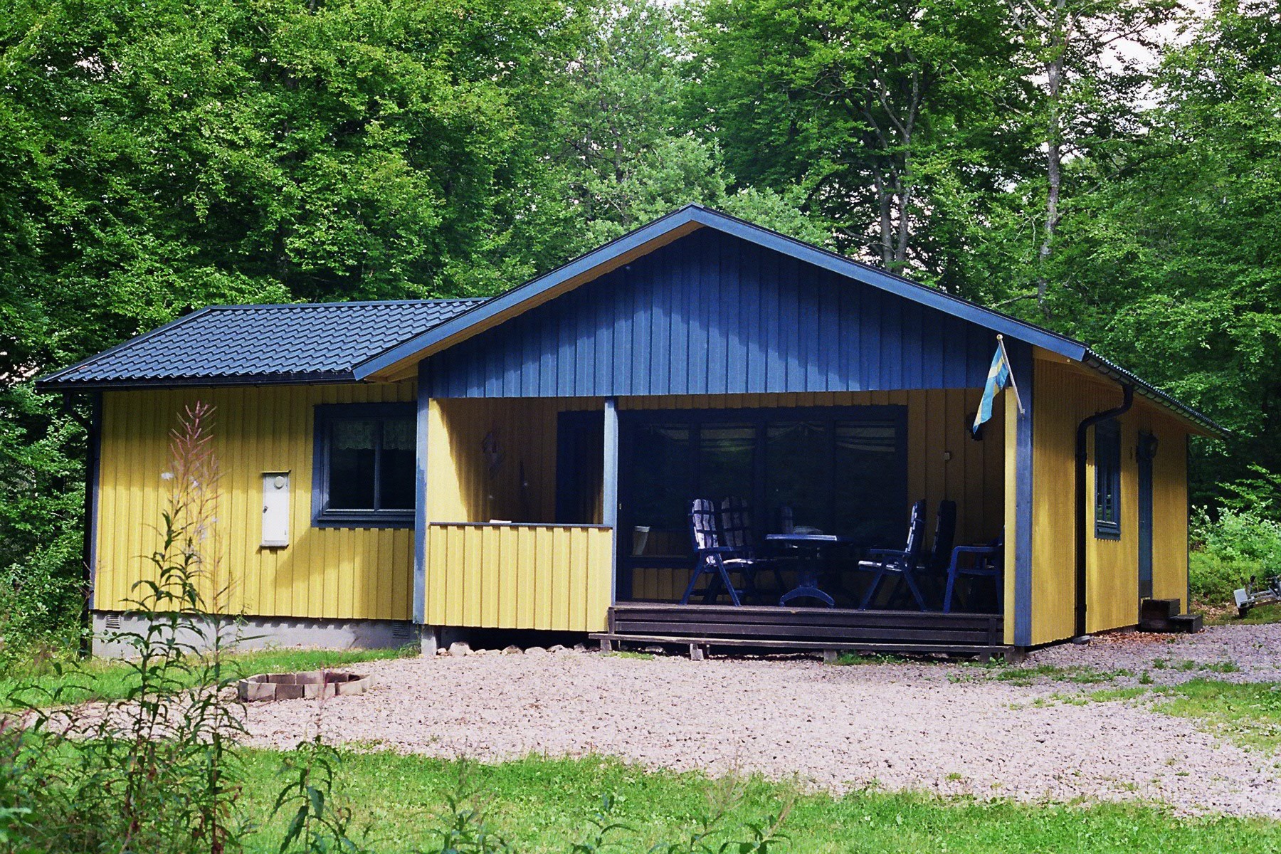Haus 6 im Sommer